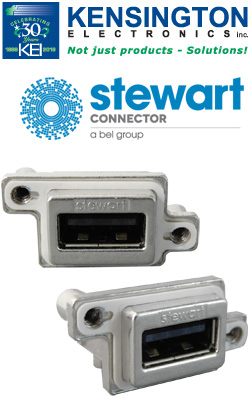 Stewart Connectors SealJack USB 2.0 Connectors