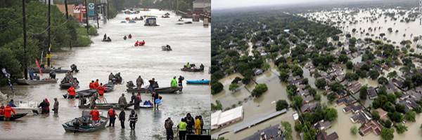 devastating flood waters