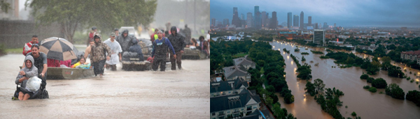 devastating flood waters