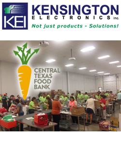 KEI volunteers at Central Texas Food Bank
