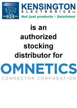 Kensington Electronics authorized stocking distributor for Omnetics