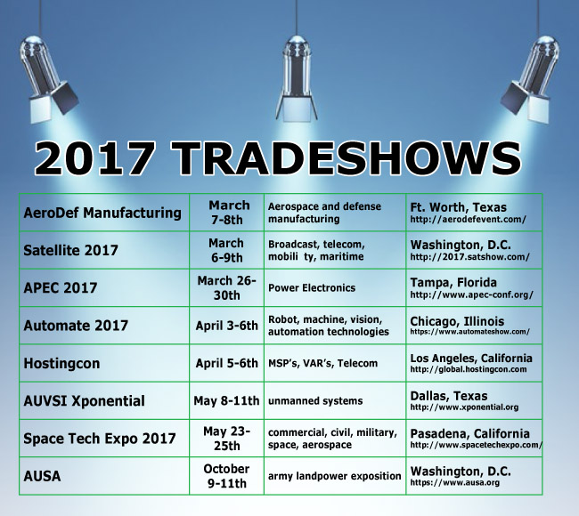 Trade Shows 2017