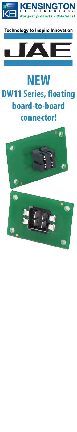 JAE DW11 Series Floating Board to board Power Connector