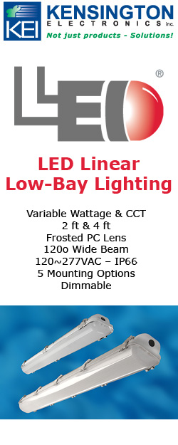 LEDtronics LED linear bay luminaires