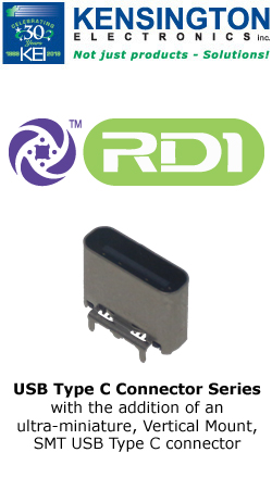 RDI announces new industrial strength, high audio quality, miniature SMT speaker